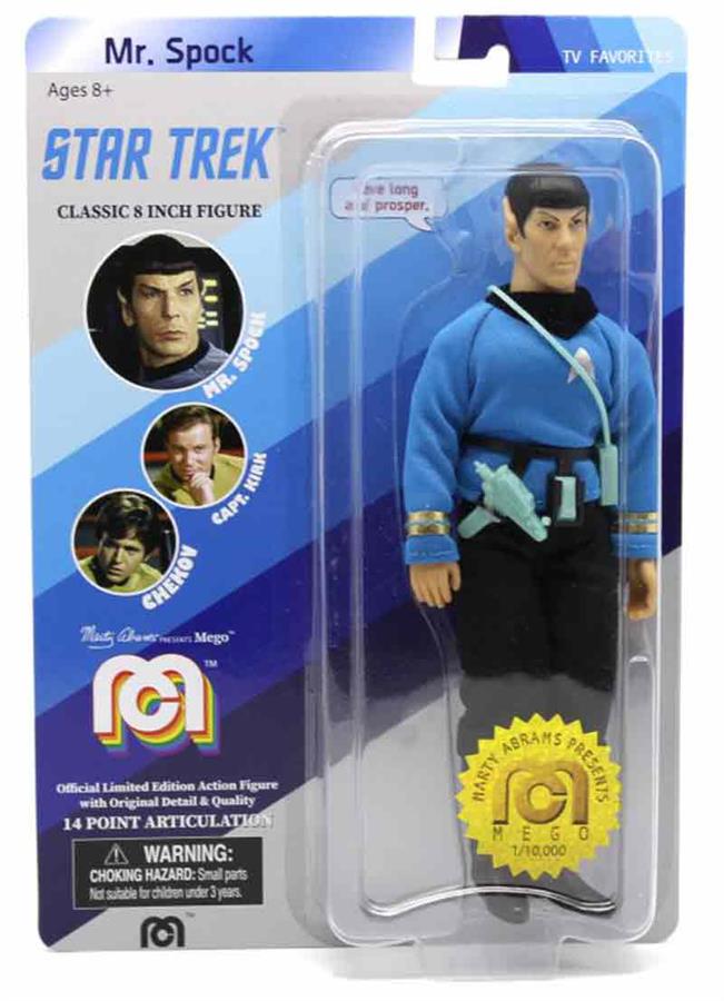 SPOCK STAR TREK FIGURA 7" MEGO