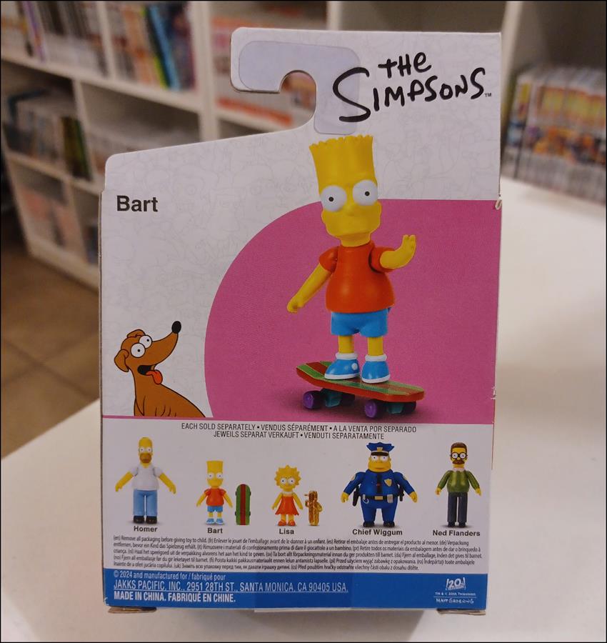 Jakks Pacific Action Los Simpsons Bart (2,5" pulgadas) 7cm