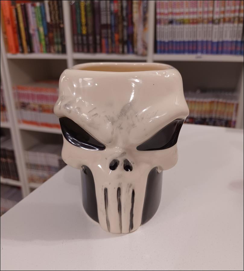 TAZON TAZA PUNISHER CERAMICA (10,5 CM ALTO X 8CM DIAM)