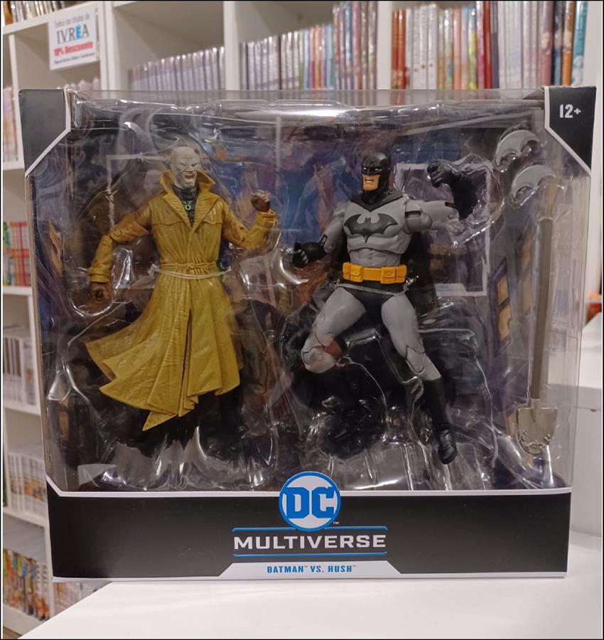 BATMAN VS HUSH 7" DC MULTIVERSE MCFARLANEPACK X 2 FIGURAS