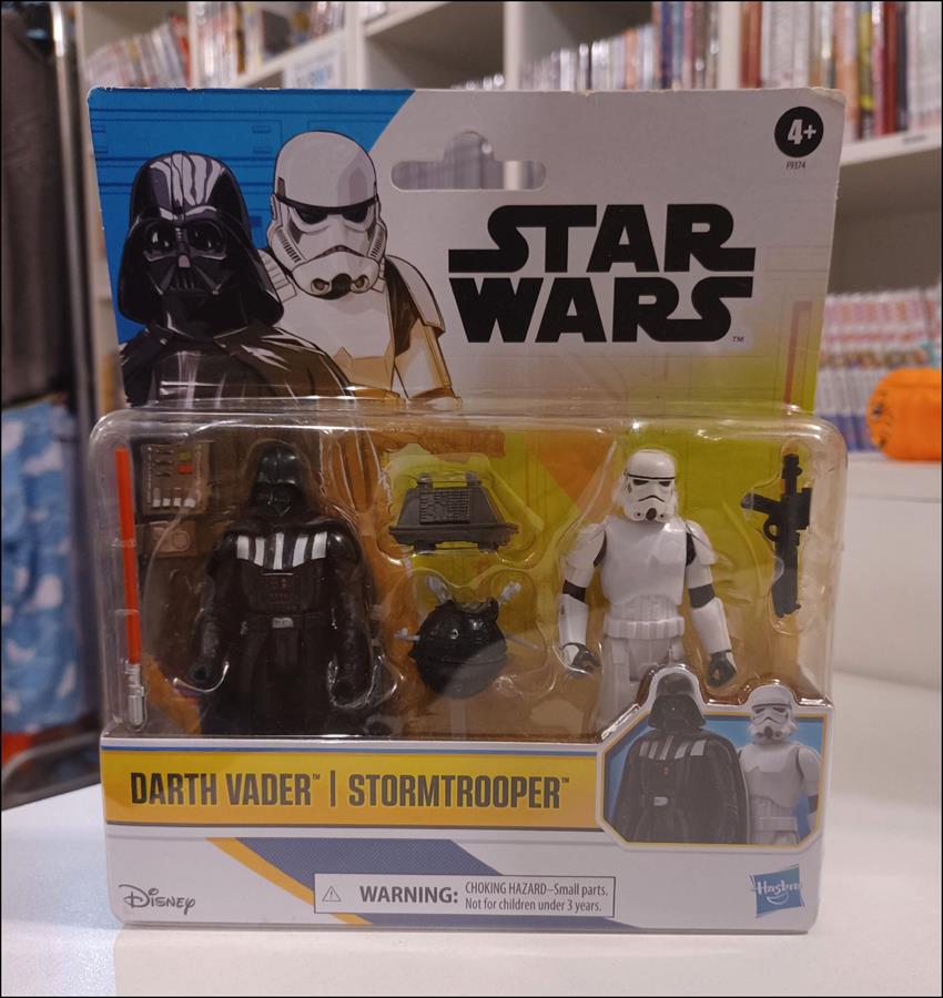 STAR WARS EPIC HERO DARTH VADER / STORMTROOPER 3 3/4" DISNEY HASBRO