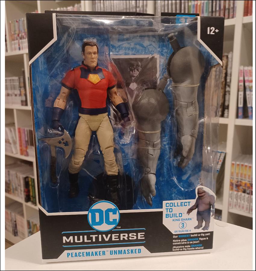 PEACEMAKER UNMASKED 7" DC MULTIVERSE THE SUICIDE SQUAD MCFARLANE