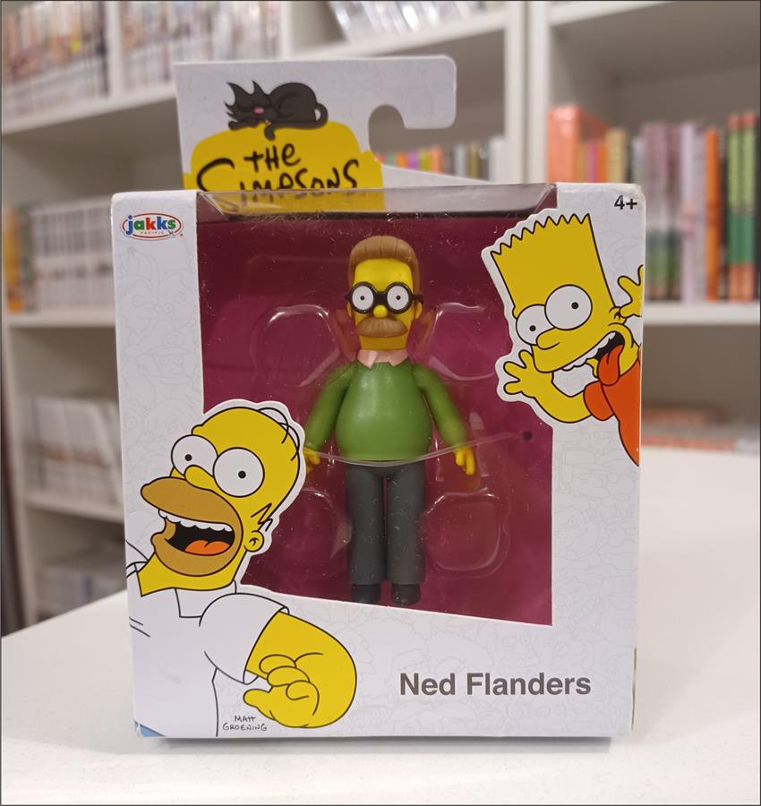 Jakks Pacific Action Los Simpsons Ned Flanders 2024 (2,5" pulgadas)