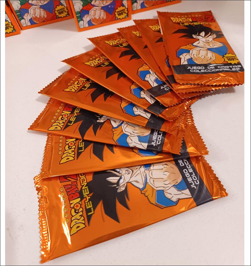 SOBRE DE CARTAS DRAGON BALL LEYENDA (5 CARTAS) TCG