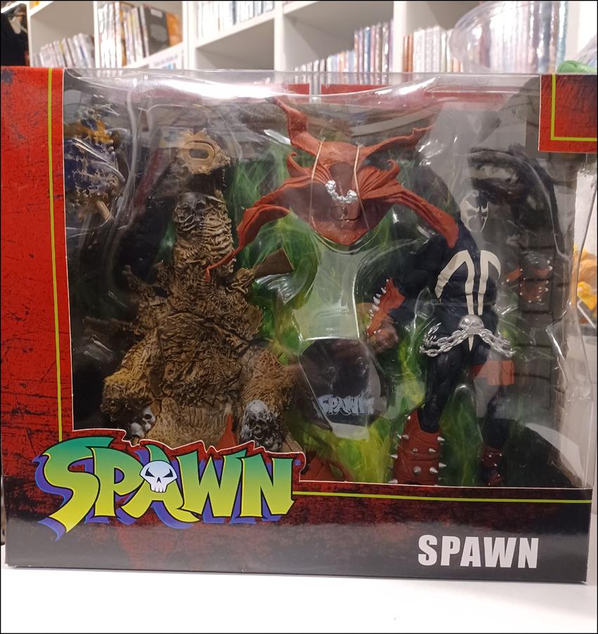 SPAWN CON TRONO 7" MCFARLANE DE LUXE