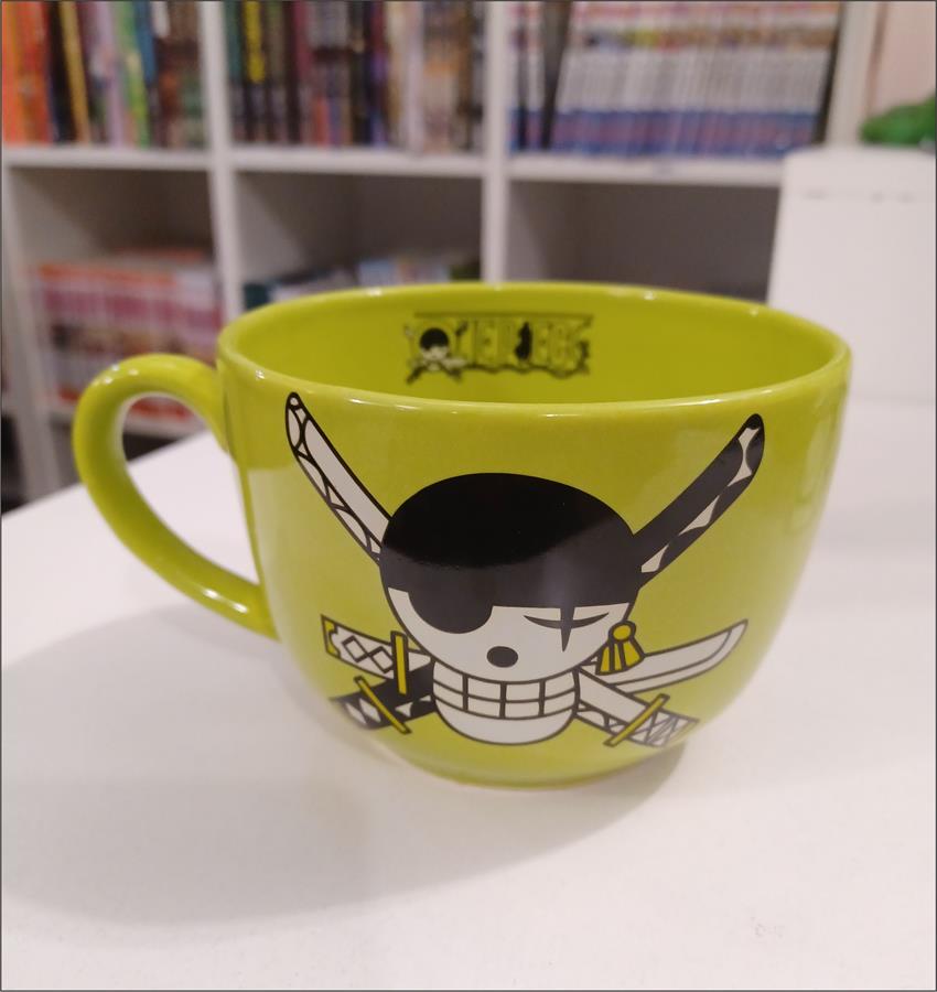 TAZON TAZA ZORO ONE PIECE (7,5CM ALTO X 11,5CM DIAMETRO) CERAMICA