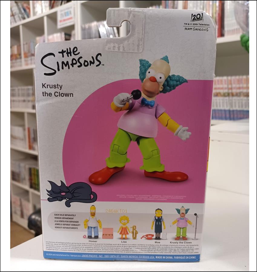 Jakks Pacific Action Los Simpsons Krusty the Clown 2024 ( 5" pulgadas) Krusty el Payaso 13 cm