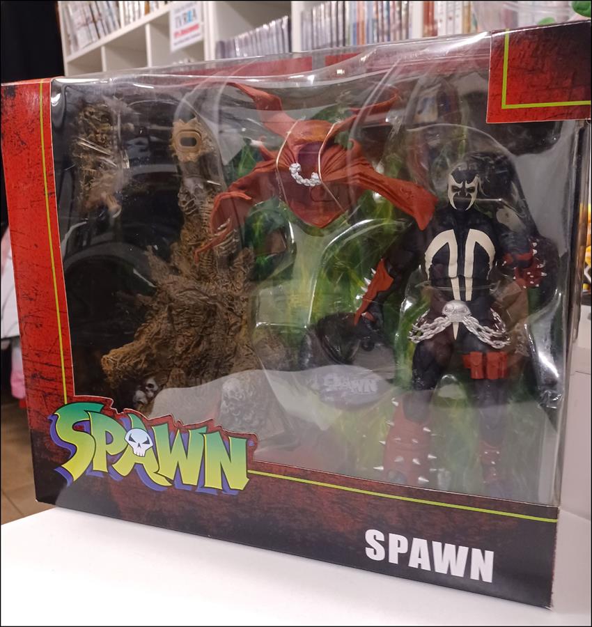 SPAWN CON TRONO 7" MCFARLANE DE LUXE