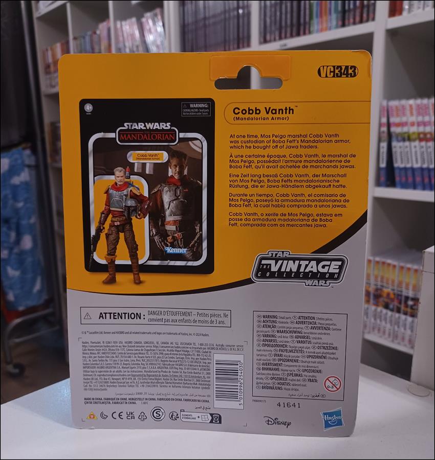 STAR WARS THE MANDALORIAN COBB VANTH 3 3/4" hasbro disney