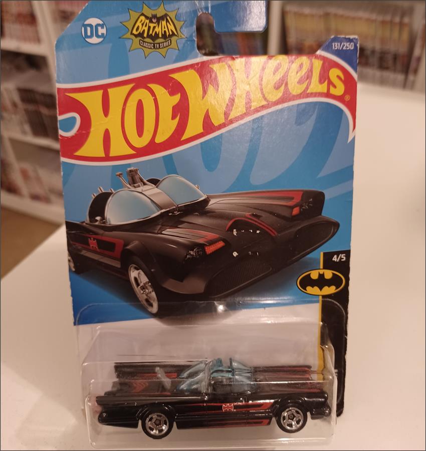 HOTWHEELS BATMAN 4/5 BATIMOBILE TV SERIES BATIMOVIL