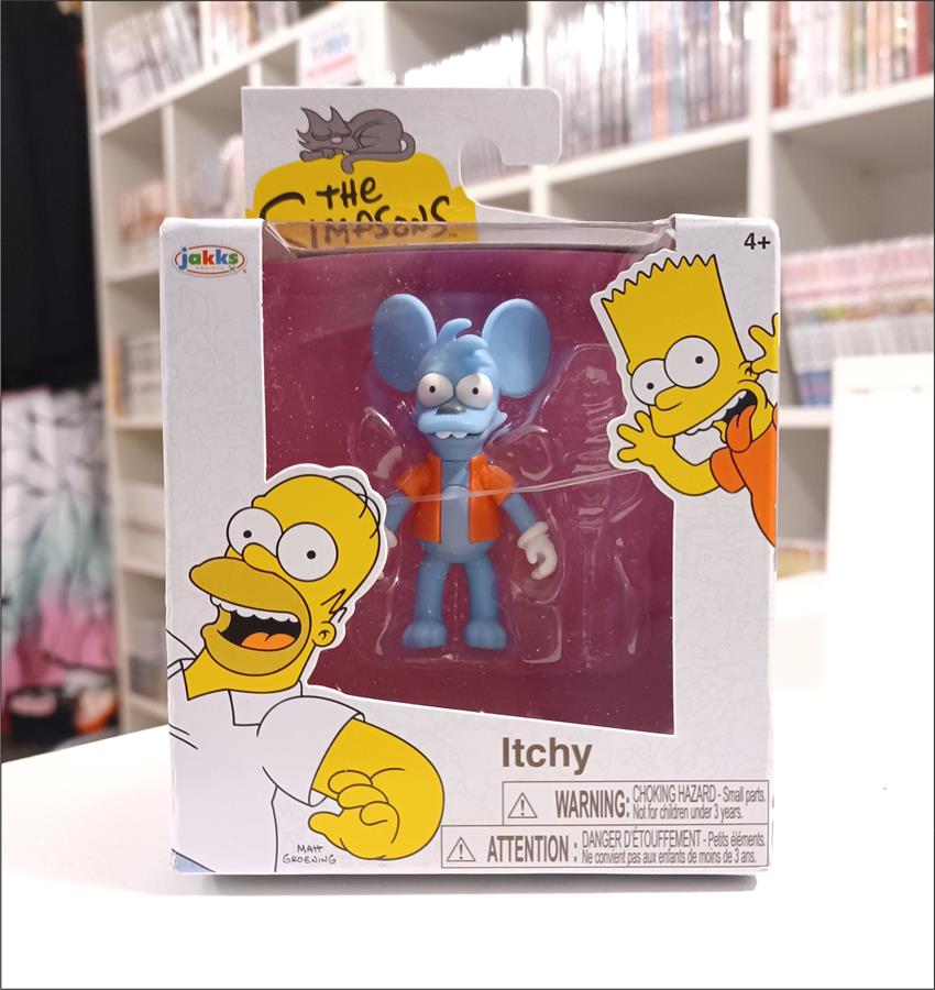 Jakks Pacific Action Los Simpsons Itchy 2024 (2,5" pulgadas) 7cm