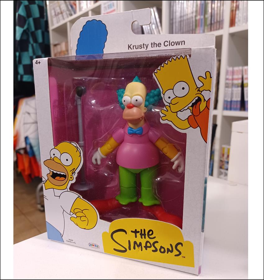 Jakks Pacific Action Los Simpsons Krusty the Clown 2024 ( 5" pulgadas) Krusty el Payaso 13 cm