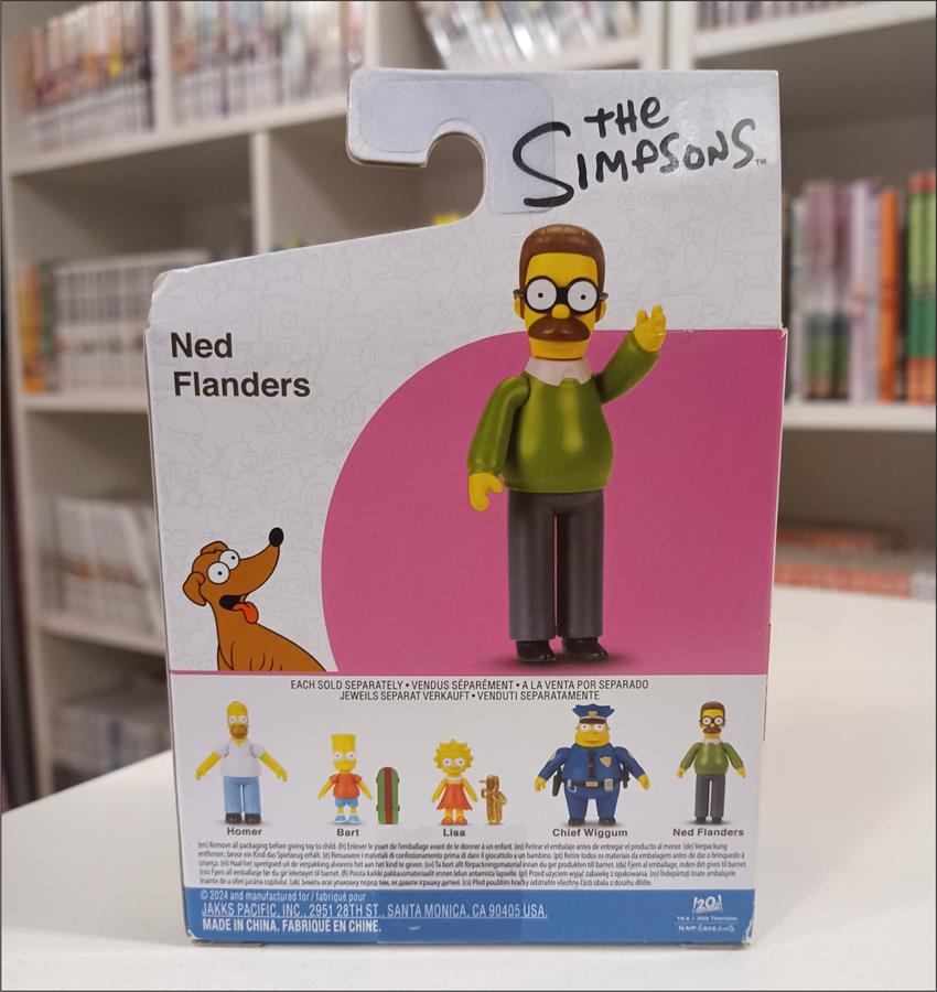 Jakks Pacific Action Los Simpsons Ned Flanders 2024 (2,5" pulgadas)
