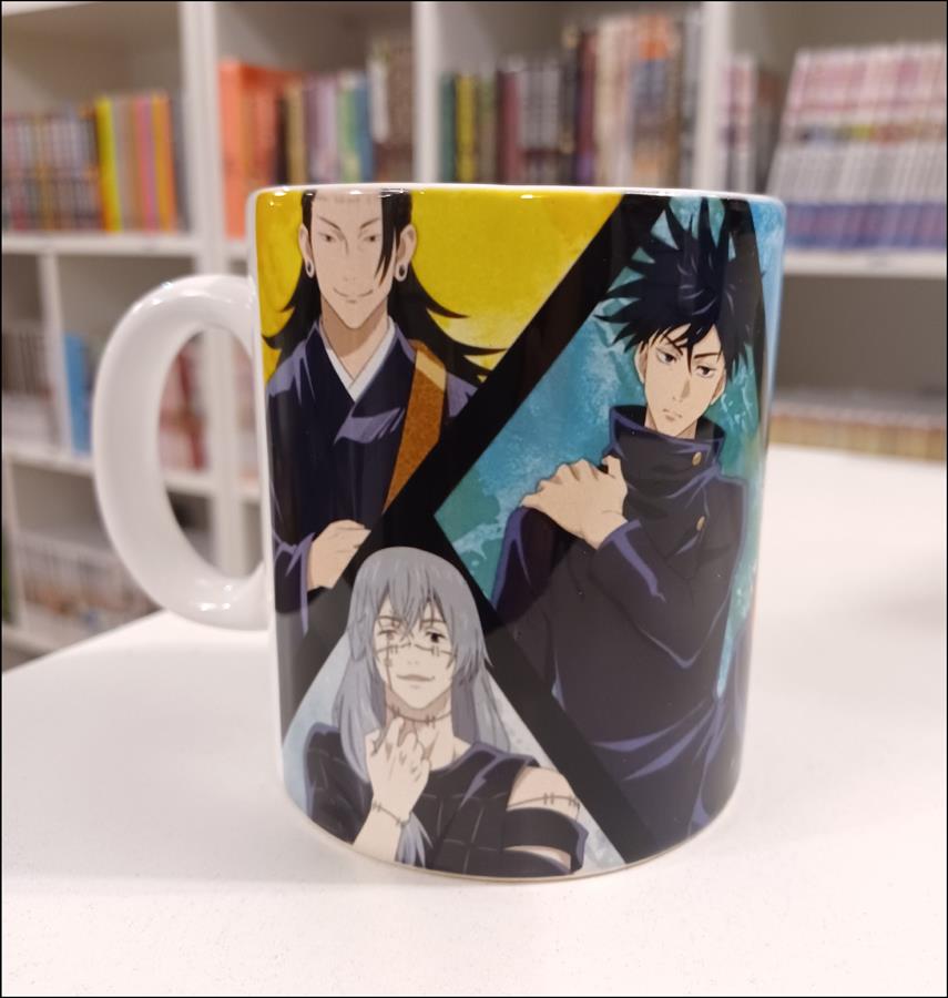 TAZA RECTA JUJUTSU KAISEN CERAMICA (9,7CM ALTO X 8,5CM DIAM.)