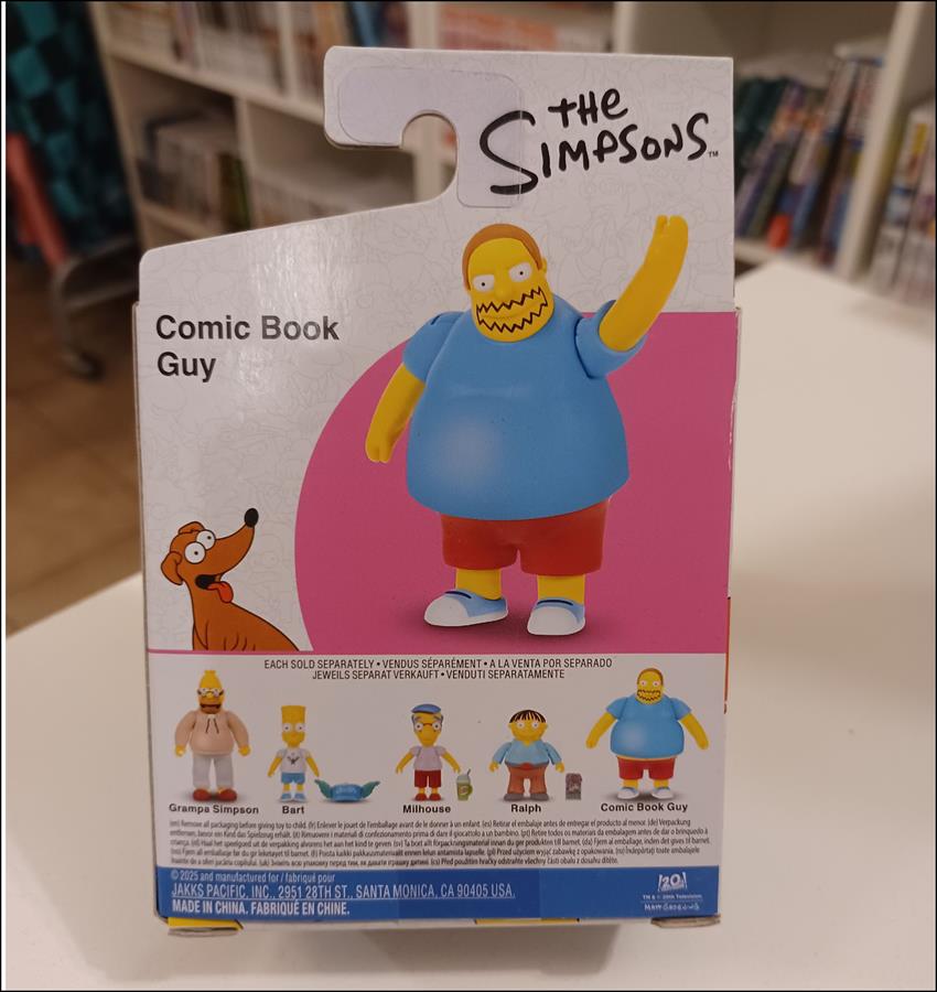 Jakks Pacific Action Los Simpsons Comic Book Guy (2,5" pulgadas) 7cm