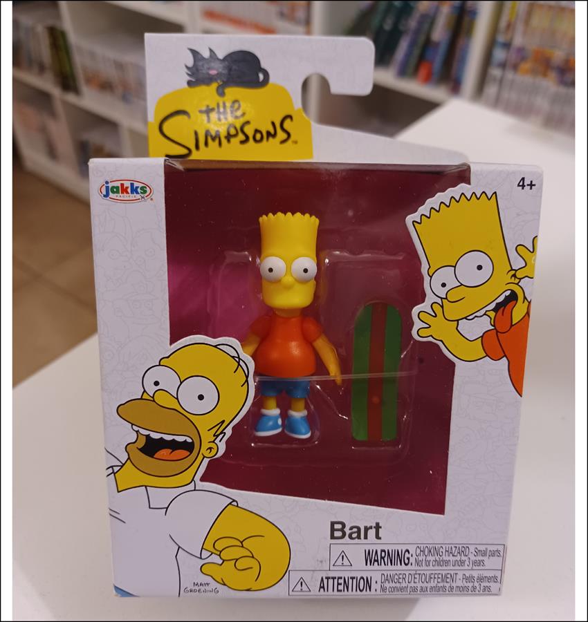 Jakks Pacific Action Los Simpsons Bart (2,5" pulgadas) 7cm