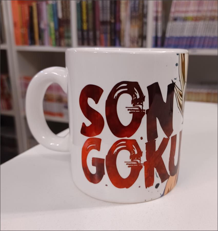 TAZA RECTA DRAGON BALL Z SON GOKU CERAMICA (9,7CM ALTO X 8,5CM DIAM.)